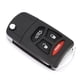 thumbnail image 3 of Car Key Shell-3 + Botón de pánico Reemplazo Plegable Remoto Flip Shell Key Fob Case Cover Fit para Chrysler 300 2005-2007 llaves Car Higoodz Accesorio de coche, 3 of 7