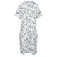 thumbnail image 4 of Royals-Vestido largo holgado con bolsillo para mujer traje informal de verano con patrón de escudo fondo blanco, 4 of 6