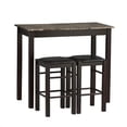 thumbnail image 1 of Riverbay Furniture 3 Piece Dining Set in Espresso, 1 of 6