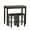 Brown, variant on Riverbay Furniture 3 Piece Dining Set in Espresso