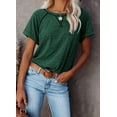 thumbnail image 2 of Sherrylily Women Short Sleeve Crewneck T Shirts Side Split Tees Casual Loose Fit Tops S-2XL, 2 of 4