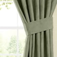 thumbnail image 2 of Blazing Needles Microsuede Chenille Drapery Panel (Set of 2), 63" by 52", Sage Green, 2 of 2