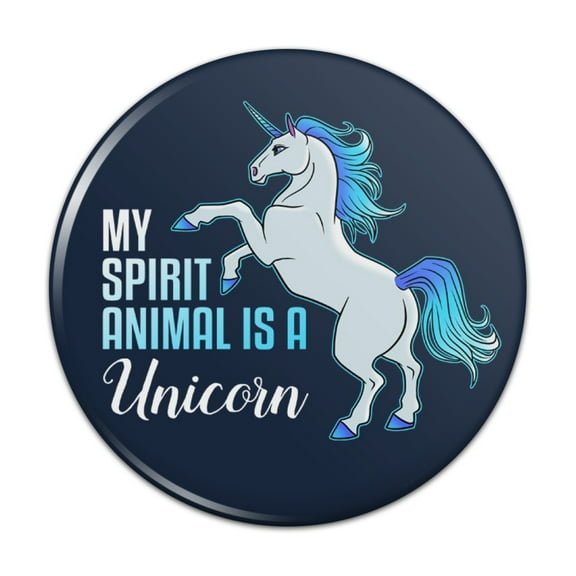My Spirit Animal is a Unicorn Pinback Button Pin