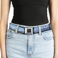 thumbnail image 5 of Buckle-Down Belt, Seatbelt Buckle Belt, Landscape Snowy Mountains, 30 to 44 Inches, 5 of 9