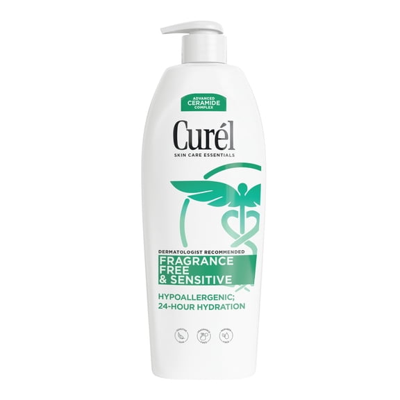 Curel Daily Moisture Fragrance Free Lotion for Dry Skin, 13 oz