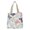 White, variant on Canvas Toted Bag Trendy Lunch Bags for Shopping Beach Work Travel Large Capacity Cloth Bags Lunch Box Container Gift