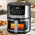 thumbnail image 2 of 8-in-1 Large Capacity Air Fryer - 8 One-Touch Presets, Stainless Steel Rack, Viewing Window - Family-Sized for Gatherings & Multi-Function Cooking, 2 of 9