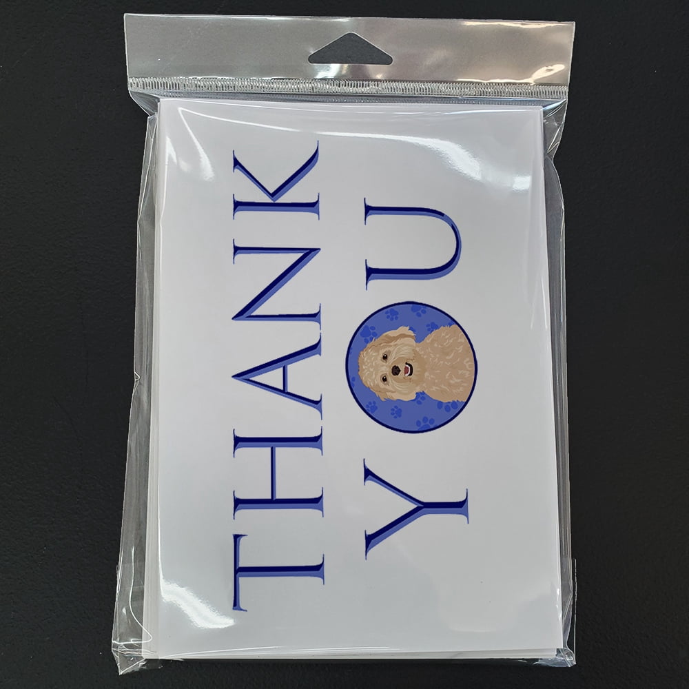 Doodle Fawn #1 Thank You Greeting Cards and Envelopes Pack of 8 7 in x 5 in