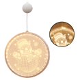 thumbnail image 2 of 3D Hanging Light LED String Lamp Lighting Decoration Christmas Light for Home Bedroom Room Merry Christmas 2, 2 of 10