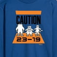 thumbnail image 3 of Monsters Inc. - Caution 2319  - Men's Long Sleeve T-Shirt, 3 of 5