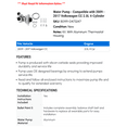 thumbnail image 2 of Water Pump - Compatible with 2009 - 2017 Volkswagen CC 2.0L 4-Cylinder 2010 2011 2012 2013 2014 2015 2016, 2 of 2