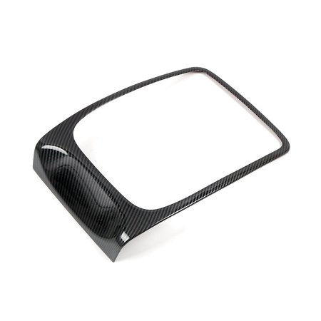 Car Carbon Fiber Console Dashboard Navigation Cover Panel For Durango 2014-2020