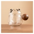 thumbnail image 1 of Taza de té de cristal Panda de 350ML con infusor y tapa, taza de infusión de vidrio de borosilicato for té floreciente, 1 of 6