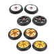 thumbnail image 4 of 2 ruedas para patinete acrobático de 110 mm con rodamientos ABEC-9 compatibles con todos los patinetes plateados. Plata, 4 of 9