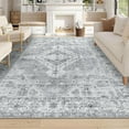 thumbnail image 1 of Vintage Area Rug x Washable Living Room Rug Indoor Print Accent Rugs for Bedroom Distressed Thin Throw Rugs Carpet for Living Room Kitchen Entryway, 1 of 7