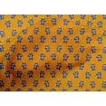 thumbnail image 4 of oneOone Cotton Poplin Mustard Yellow Fabric Robot Cartoon Craft Projects Decor Fabric Printed By The Yard 42 Inch Wide, 4 of 4