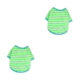 thumbnail image 2 of Billuyoard Chaleco para cachorros, camisetas para perros transpirables y flexibles, suministros para mascotas pequeñas, ropa para perros, sudadera Verde SG 2piezas Billuyoard CBP376141, 2 of 6