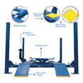 thumbnail image 3 of Rampa 4 Postes con Discos De Alineación HANTEC 10500 Lbs con Rolling Jack Hantec Herramienta Automotriz, 3 of 9