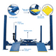 thumbnail image 3 of Rampa 4 Postes con Discos De Alineación HANTEC 10500 Lbs con Rolling Jack Hantec Herramienta Automotriz, 3 of 9