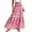 A-Red1221, variant on Wxolcjlv Women's Paisley Print Tiered Maxi Skirt Smocked Waist Bohemian Beach Long Skirts