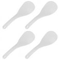 thumbnail image 1 of 4X Cuchara de Arroz para Cocina Plastico Blanco Plano Punteado, 1 of 5