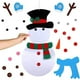 thumbnail image 1 of Fiudx Colgante de Muñeco de Nieve Diy, Kit de Manualidades de Fieltro, Kit de Adornos Navideños, Copo de Nieve, Gorro, Bufanda, Acebo, Decoración para Fiestas, Decoración de Pared para El Hogar, Cele, 1 of 7