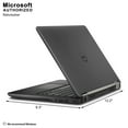 thumbnail image 2 of Restored Dell Latitude E7250 12.5 Laptop, Intel Core I5-5300U up to 2.9G, 8G DDR3L, 256G SSD, USB 3.0, miniDP, HDMI, Windows 10 (Refurbished), 2 of 7