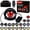 33 Mode A-1pc, variant on 2027 Upgraded Demon-Eye LED Headlight Kit, Animated Demon Eye LED Projector Headlight Kit with 6/33 Light Modes, Realistic Moving Ghost Eye Car Headlight with Wireless Remote
