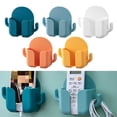 thumbnail image 2 of 5PC Wall Mounted Storage Hooks - Functional ABS Design for Bedroom Organization and Space Saving 5PCS, 2 of 8