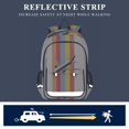 thumbnail image 5 of FORMRS Unisex School Backpack 17" Student Travel Bag with Laptop Compartment, Colorful Plane, 5 of 7