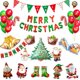 thumbnail image 5 of 10 Unidades Lindo Mini Navidad Papel de Aluminio Globo de Navidad Apoyos Baby Shower Juguetes Caña BLESIY Globo de papel de Papá Noel, 5 of 8