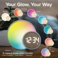 thumbnail image 5 of La Crosse Technology L'Eclipse Light Assist Digital Alarm Multi-color Clock, 617-1412, 5 of 9