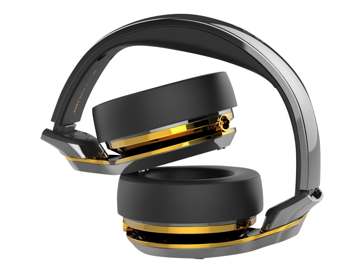 Monster ROC Sport Platinum Over-Ear Headphones with Mic, Noise