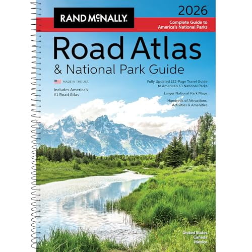 Pre-Owned 2026 Rand McNally Road Atlas & National Park Guide, (Paperback)