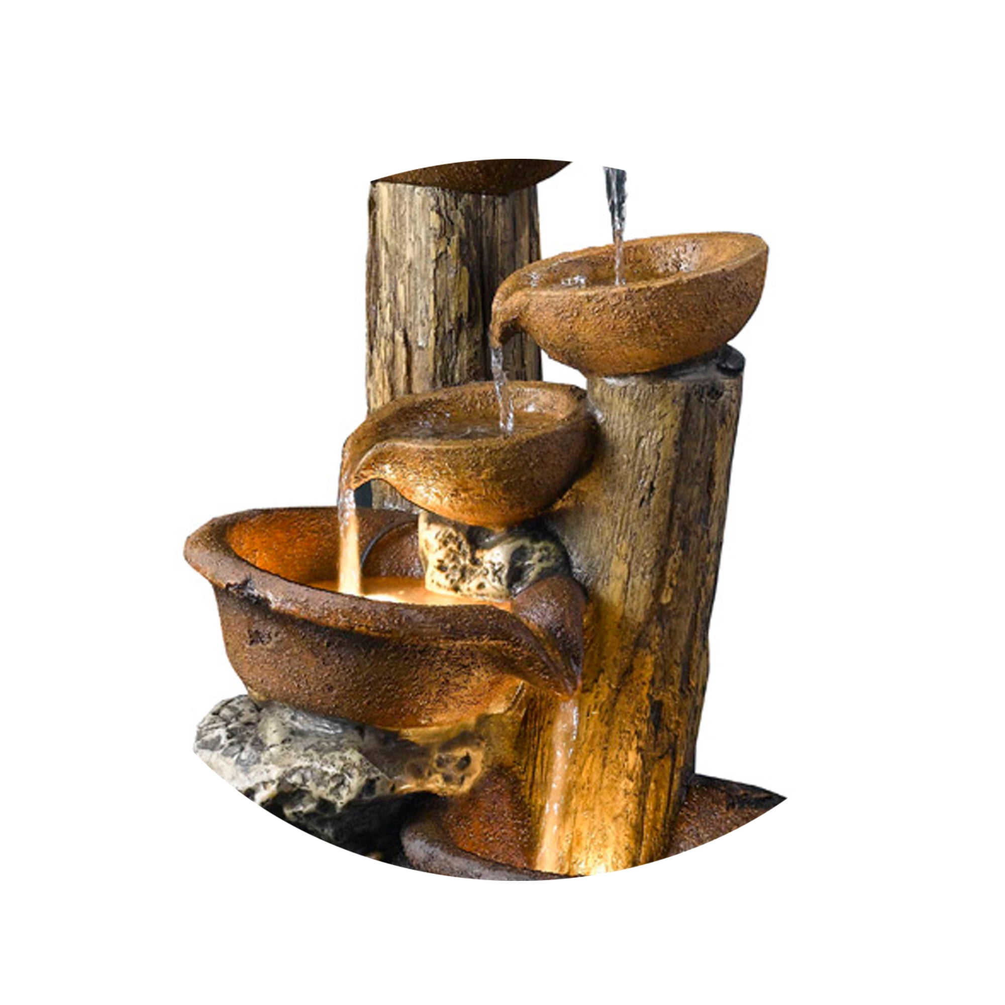 Pentole Pot Outdoor Fountain with Illumination