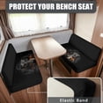thumbnail image 2 of Yuyamidu Dachshund RV Dinette Cushion Covers Cute Camper Cushion Covers Black Camper Cushion Slipcover 1 Pcs Bench Cover 1 Pcs Backrest Cover RV Decor, 2 of 7