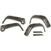 Rugged Ridge All Terrain Fender Flare Kit, 6 Inch, 6 Piece, UV Treated, for 97-06 Jeep Wrangler TJ