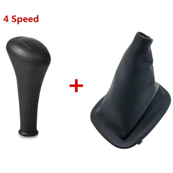 4/5 Speed Manual Gear Shift Knob With Gaiter Boot Case Dust Cover For Mercedes C-Class W201 For E-Class W123 W124 For S-Class
