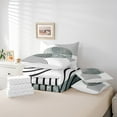 thumbnail image 4 of YST Mid Century 7-Piece Comforter Set, Modern Minimalism, Navy Blue Grunge, Queen Size, 4 of 4