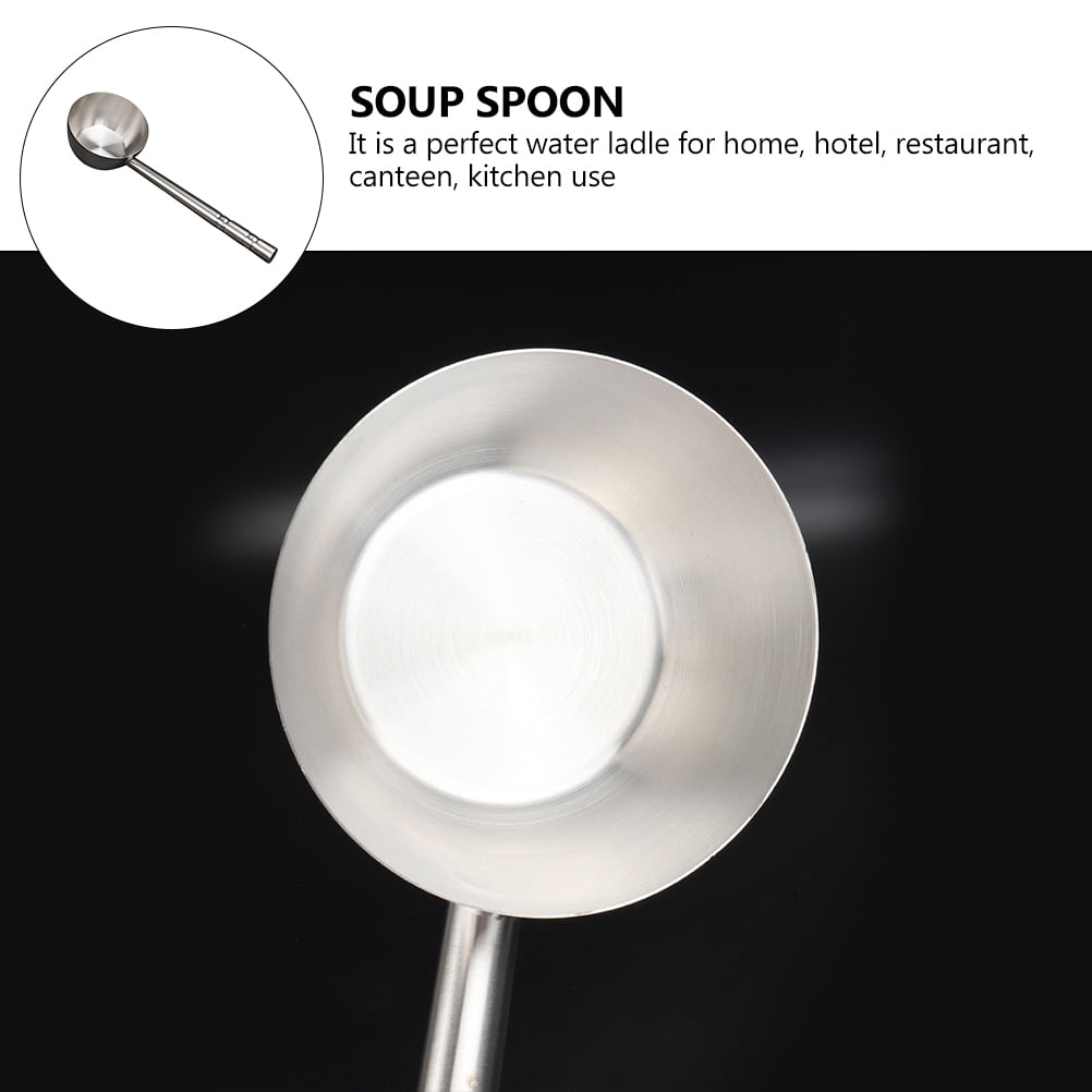 PENIKOKO Households Water Spoon Stainless Steel Easy to Clean 1Pack