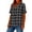 *Gray, variant on Women's Plaid Short Sleeve Button Down Shirt ,Casual Summer Blouses Tops Hot Pink,Womens Plus XXXXXL