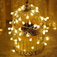 thumbnail image 3 of Sinhoon Globe Light String, Battery Operated 9.8FT 20 LED String Lights for Garden, Patio, Christmas Tree, Party Decorations, 3 of 9