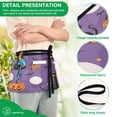 thumbnail image 4 of Yayeee Waist Apron with Pockets for Cooking Waterproof Half Server Aprons, Halloween Black Cat, 4 of 7