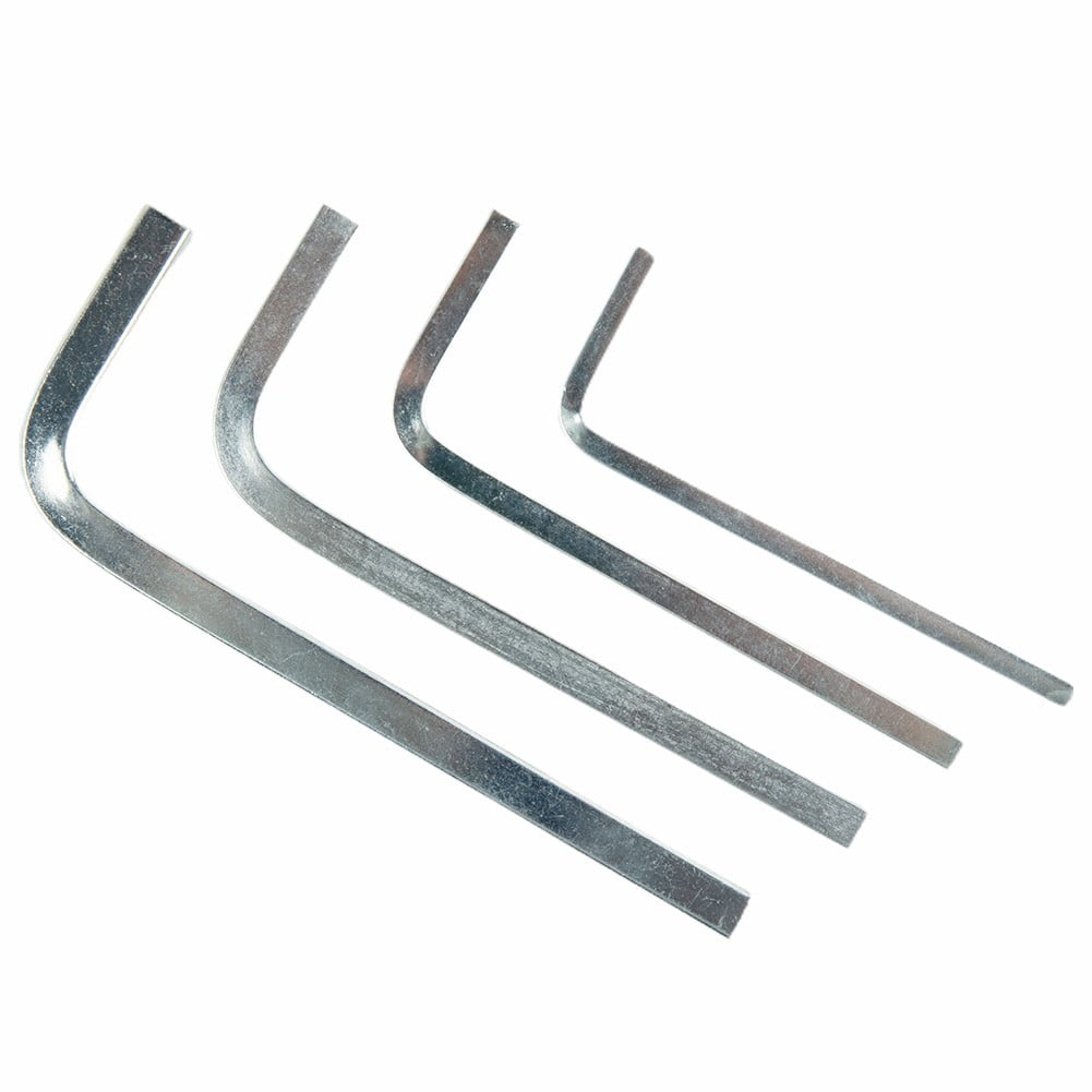 Lot De 5 Clés Carrées En L – 4 Pans – Tailles 3 à 7 Mm – Tournevis D’angle – Fabrication Chinoise