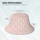 thumbnail image 3 of Fotbe Rabbit Sombrero Tipo Pescador con Estampado – Sombrero de Sol de Algodón de Moda para Playa, Golf, Pesca, 3 of 6