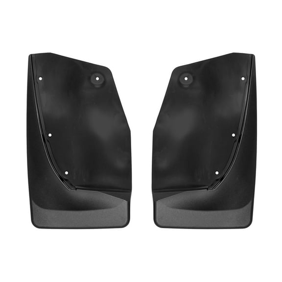 WeatherTech Custom No Drill Splash Guard MudFlaps compatible with 2018-2024 Buick Enclave, Rear Pair - Black