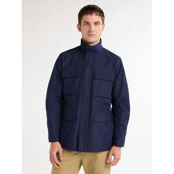 Free Assembly Men’s Utility Jacket, Sizes XS-3XL