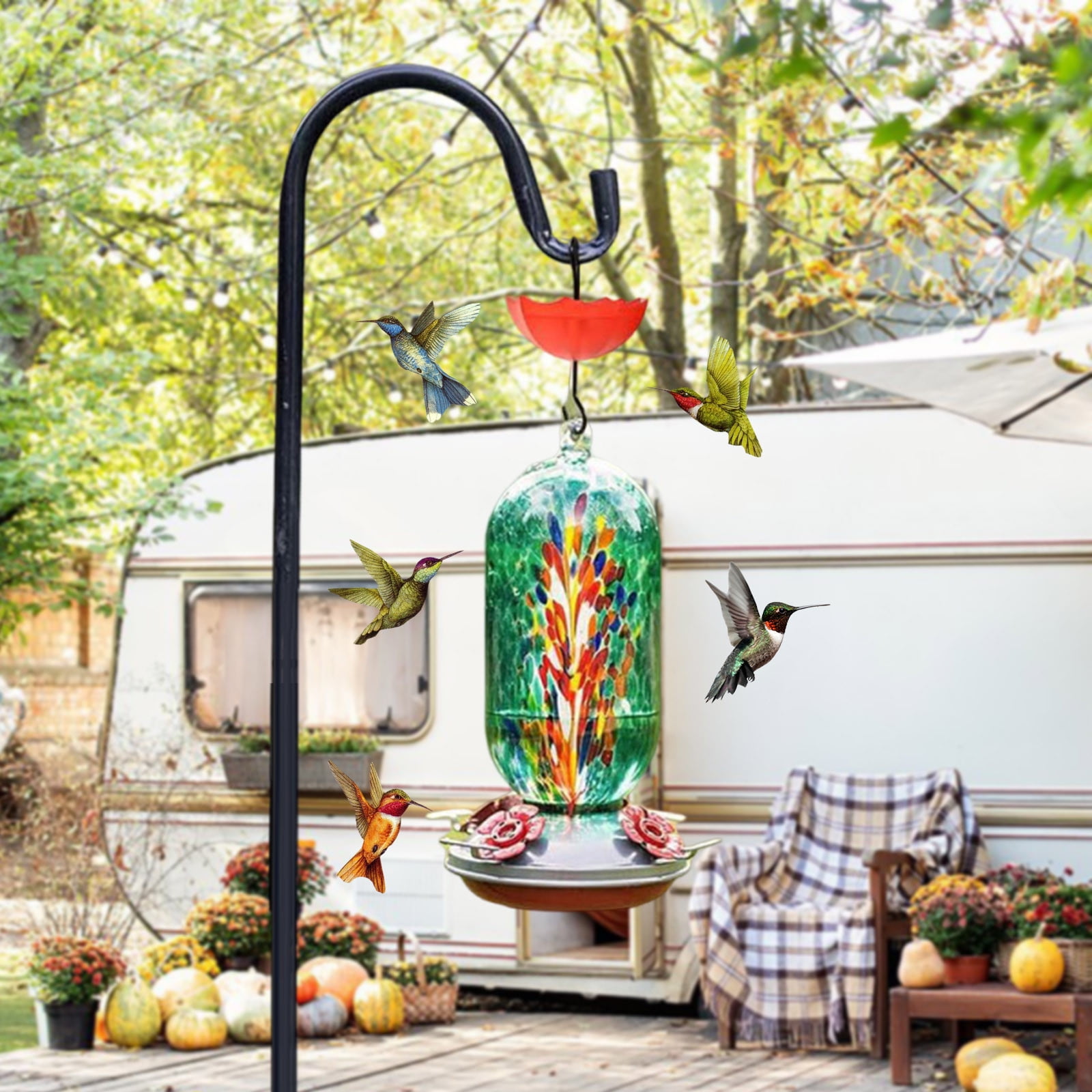 EUDIDV Suet Bird Feeder New Hummingbird Feeder Ant Hook Ant Hook City Protection River Ant Hook Accessories Avian Feast Station