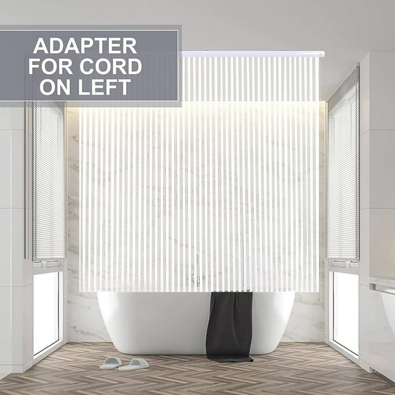 Jakooz Left Side Cord Adapter Kit for Jakooz Rollup Heavy Duty Shower Curtain