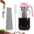 thumbnail image 1 of Cafetera Cold Brew QHH, 1,9 L, boca ancha, tarro rosa, 1 of 7